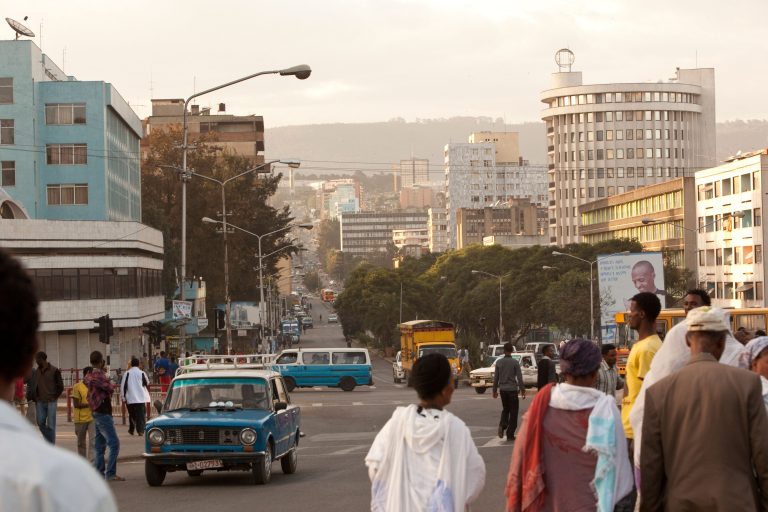 Churchill Ave. - Downtown Addis Ababa, Ethiopia