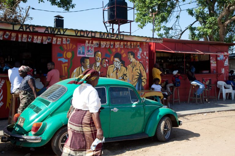 Street in Catembe, Maputo, Mozambique